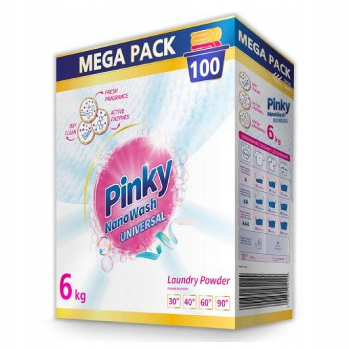  PINKY NanoWash Universal - Universal washing powder (100 washes) 6kg