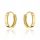  585 GOLD EARRINGS - SMOOTH CREOLE HOOPS