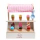  Wooden Set Ice Cream Shop With Canopy For Children Ice Cream On Magnet XXL