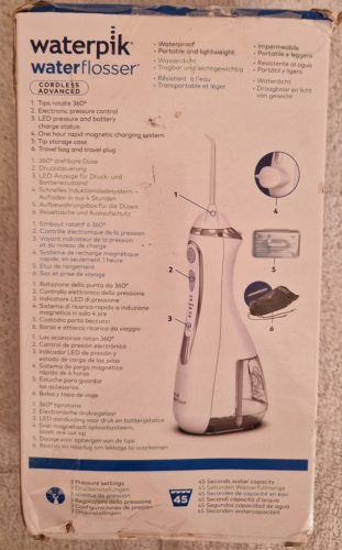  Waterpik WP-560EU wireless irrigator, white