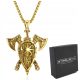  Gold Pendant Windlass Swarzyca, Axes Steel