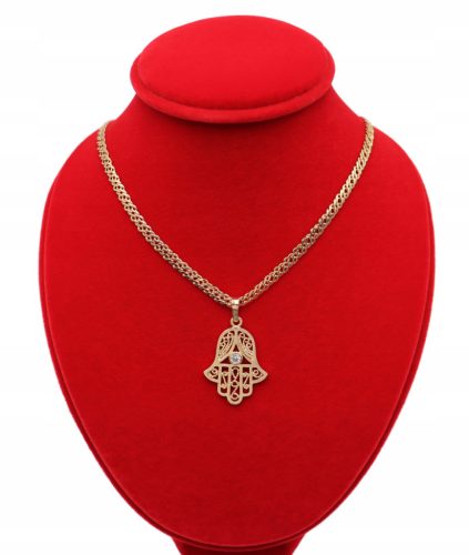  Golden SET made of 316L surgical steel Z880 FATIMA'S HAND FATIMA