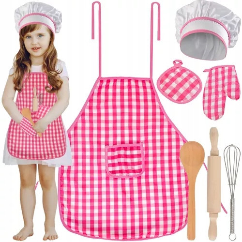  Little Chef Set for Kids Accessories Apron Apron Little Chef