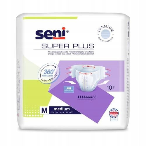  Seni Super Plus diaper pants for adults M 10 PCS.