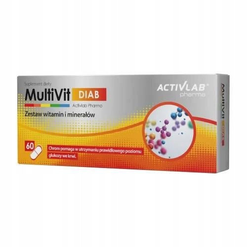  MultiVit DIAB 60 capsules GLUCOSE LEVEL CHROMIUM EXTRACTS