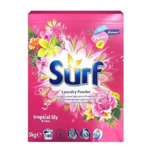  Surf Fresh Tropical Lily & Rose Universal Washing Powder 5kg 100 washes