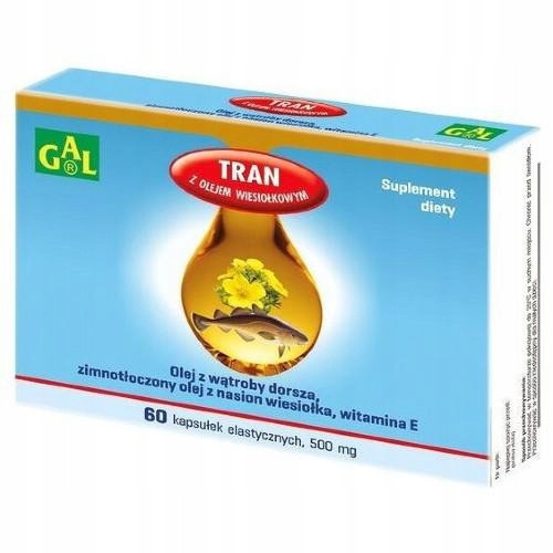  GAL Tran dietary supplement with evening primrose oil, evening primrose oil, capsules 60 ml, 60 pcs.