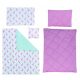  Bobi Collection - Doll Bedding - Flamingos - pillowcases and inserts - 5 pieces