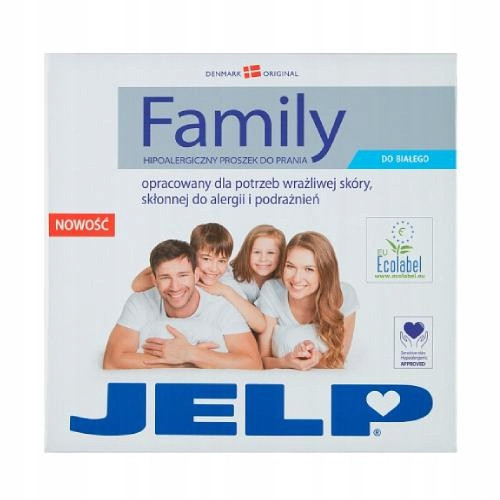  JELP FAMILY HYPOALLERGENIC WASHING POWDER FOR WHITE 2.24KG