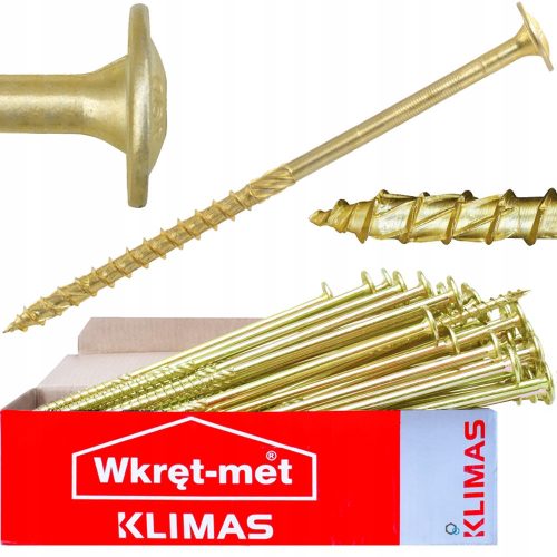 Carpenter's screws Wkręt-Met WCKP-08140 8x140 mm 50 pcs