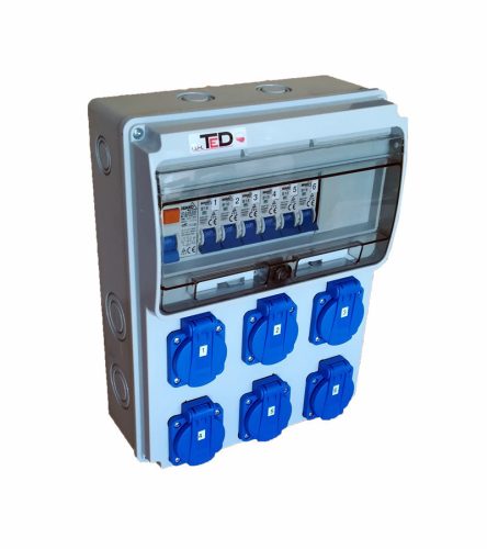 Secured construction switchgear 6x230 ready