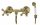 Loge Luxor Gold wall-mounted shower faucet