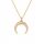  Gold plated necklace with moon ANIA KRUK