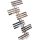 Ribbed radiator 323 W chrome 600 x 1300 mm