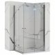 Rea Fold shower cubicle with hinged doors 90 x 90 cm