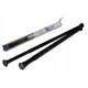 Shower curtain rods Estiva extension shower rod 140-250 x 27 mm black