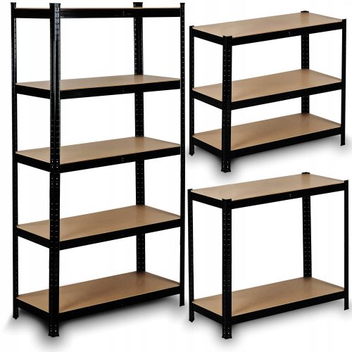  Humberg metal storage rack, 150 x 75 x 30 cm, max. 150 kg per rack