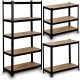  Humberg metal storage rack, 150 x 75 x 30 cm, max. 150 kg per rack